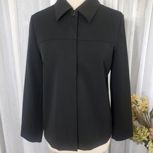 Talbots  Petite size 8 black Stretch jacket